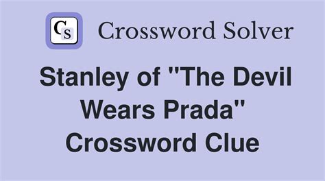 Prada products Crossword Clue Answers 